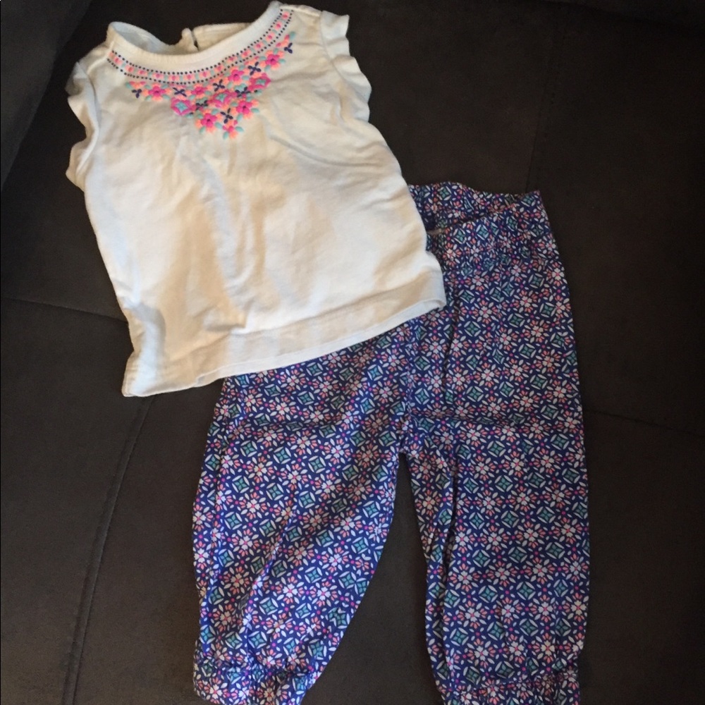 Girls tank and pants